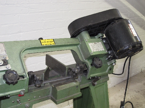 CENTRAL MACHINERY T591 HORIZONTAL BAND SAW 8" X 5"