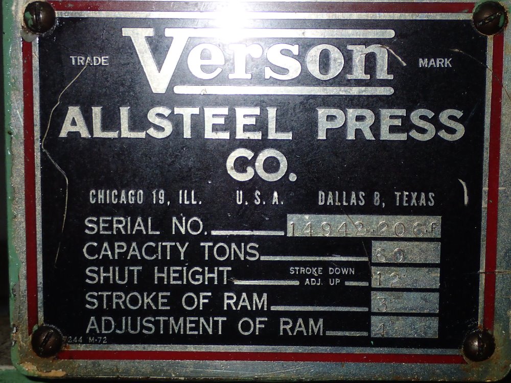 verson allsteel press co.