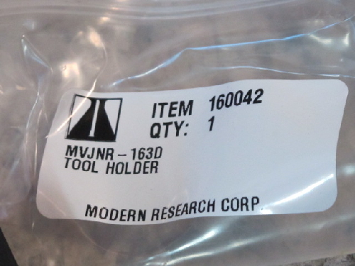 MODERN RESEARCH MVJNR 163D LATHE INSERT TOOL HOLDER  