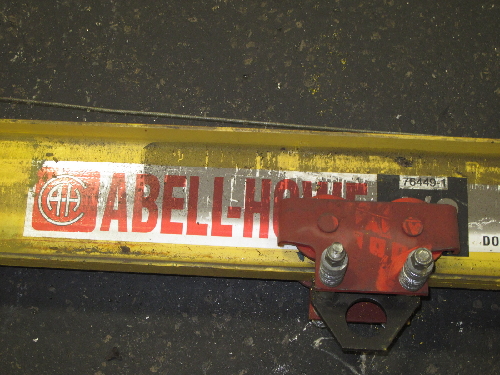 ABELL HOWE WALL MOUNT JIB CRANE .5 TON  