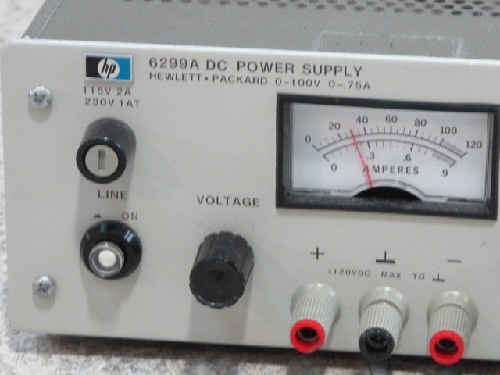 HEWLETT PACKARD 6299A DC POWER SUPPLY 0 100VDC  