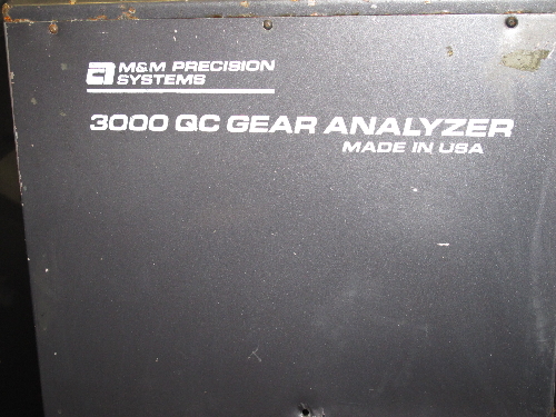 PRECISION SYSTEMS 3015 4 GEAR ANALYZER  