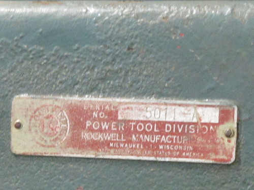 ROCKWELL VERTICAL BAND SAW 35  