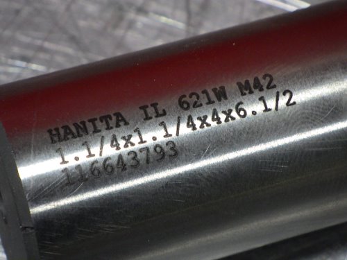 RH Cut WIDIA Hanita TC621619007 6216 GP Plus Roughing/Finishing End Mill 4-Flute 0.75 Cutting Dia 0.014 Chamfer HSS-Cobalt Weldon TiCN