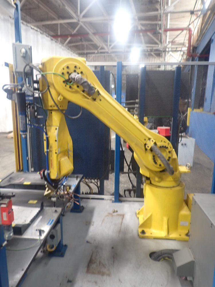 Used Fanuc Fanuc M-16i Robot Ultrasonic Weld Cell | HGR Industrial...