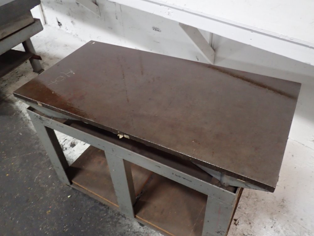 Used Steel Surface Plate With Cart | HGR Industrial Surplus