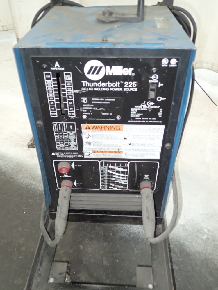 MILLER THUNDERBOLT 225 WELDER 225 AMP 05160290013 eBay
