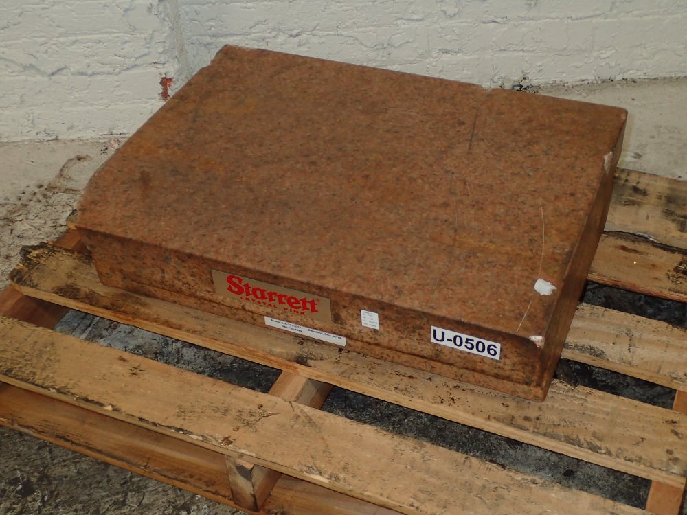 Used Starrett Granite Surface Plate HGR Industrial Surplus