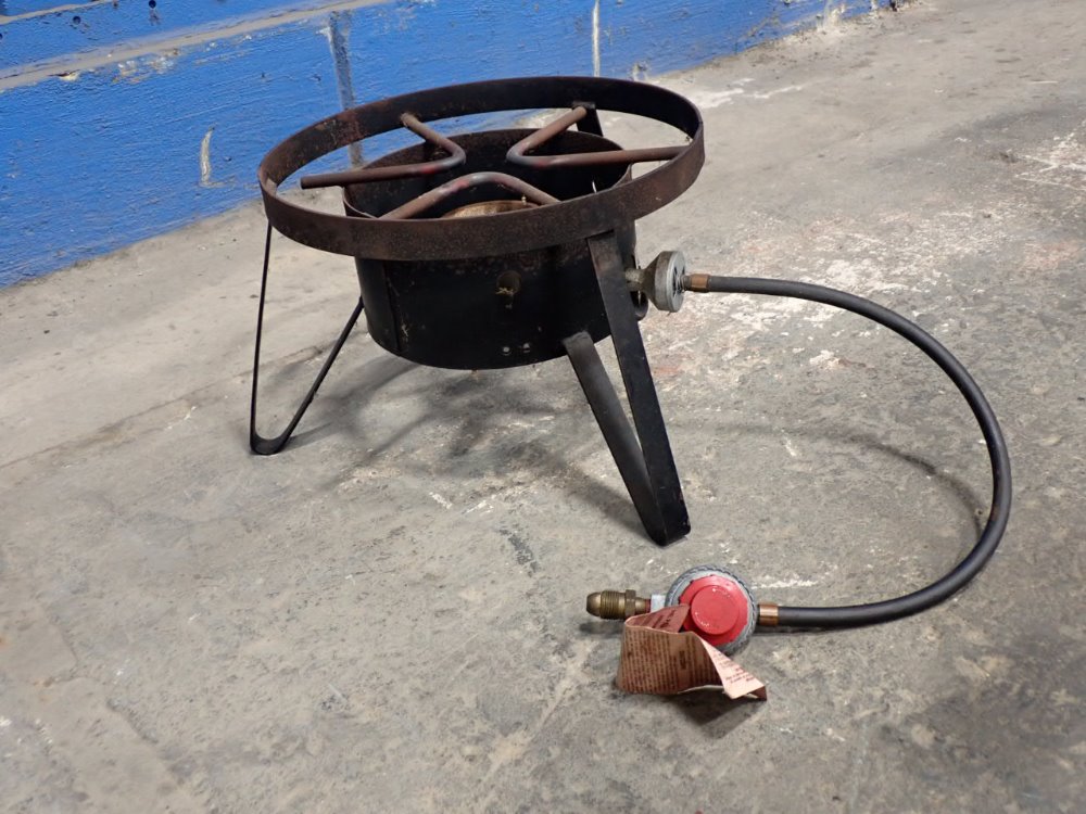 Used Master Build Mfg Signle Eye Propane Burner HGR Industrial Surplus