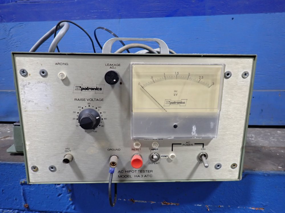 Used Hipotronics Ac Hipot Tester | HGR Industrial Surplus