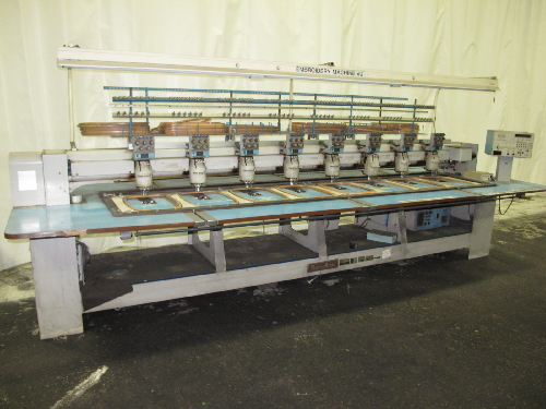 BARUDAN UNITECH BESERH EMBROIDERY MACHINE 8 HEAD  