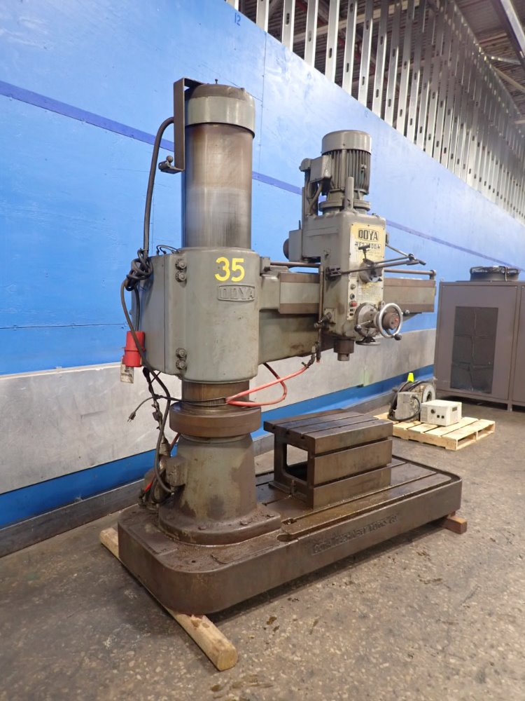 Used Ooya Radial Arm Drill Hgr Industrial Surplus 8996