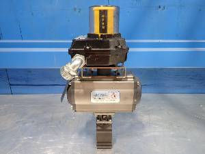 Pneumatic Actuator With Valve Position Monitor