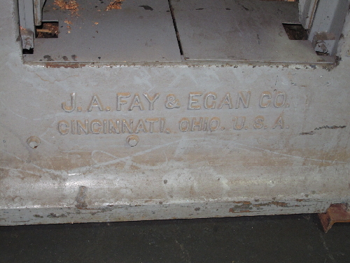 FAY & EGAN 560 LIGHTNING PLANER 24  