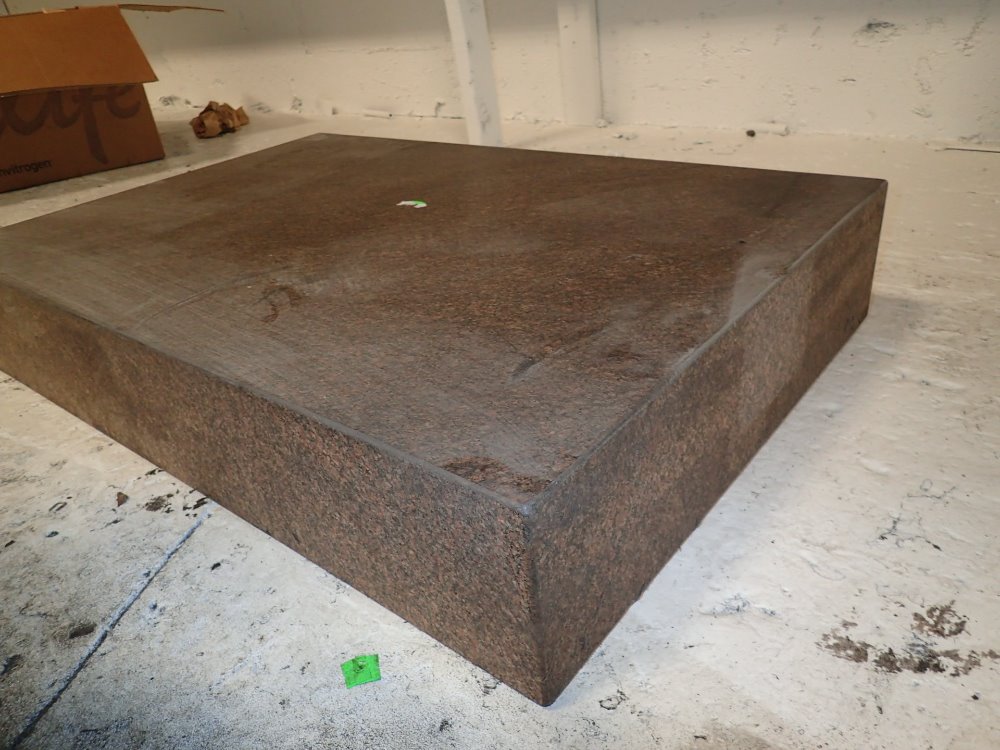 Used Trustone Corp. Granite Surface Plate HGR Industrial Surplus