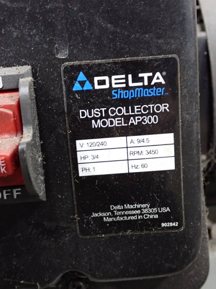 Used Delta Delta Ap300 Dust Collector HGR Industrial Surplus