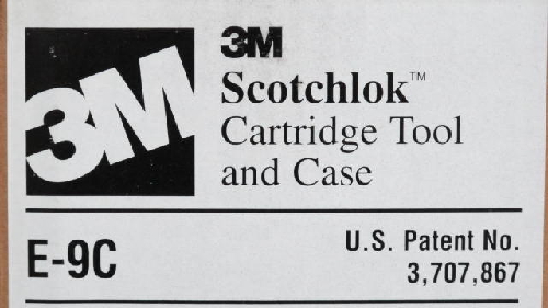 3M SCOTCHLOK E 9C CARTRIDGE CRIMPER NEW  