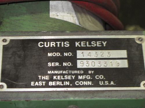 KELSEY MFG. CO. 14323 BELT SANDER  