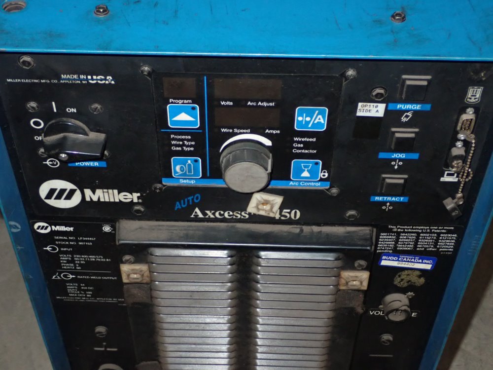 Used Miller Miller Axcess 450 Welder HGR Industrial Surplus